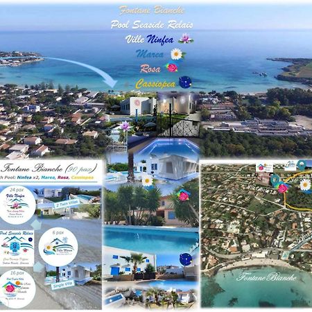 Pool Seaside Relais - Ville Ninfea, Marea, Rosa E Cassiopea ฟอนตาเน บีอานเก ภายนอก รูปภาพ