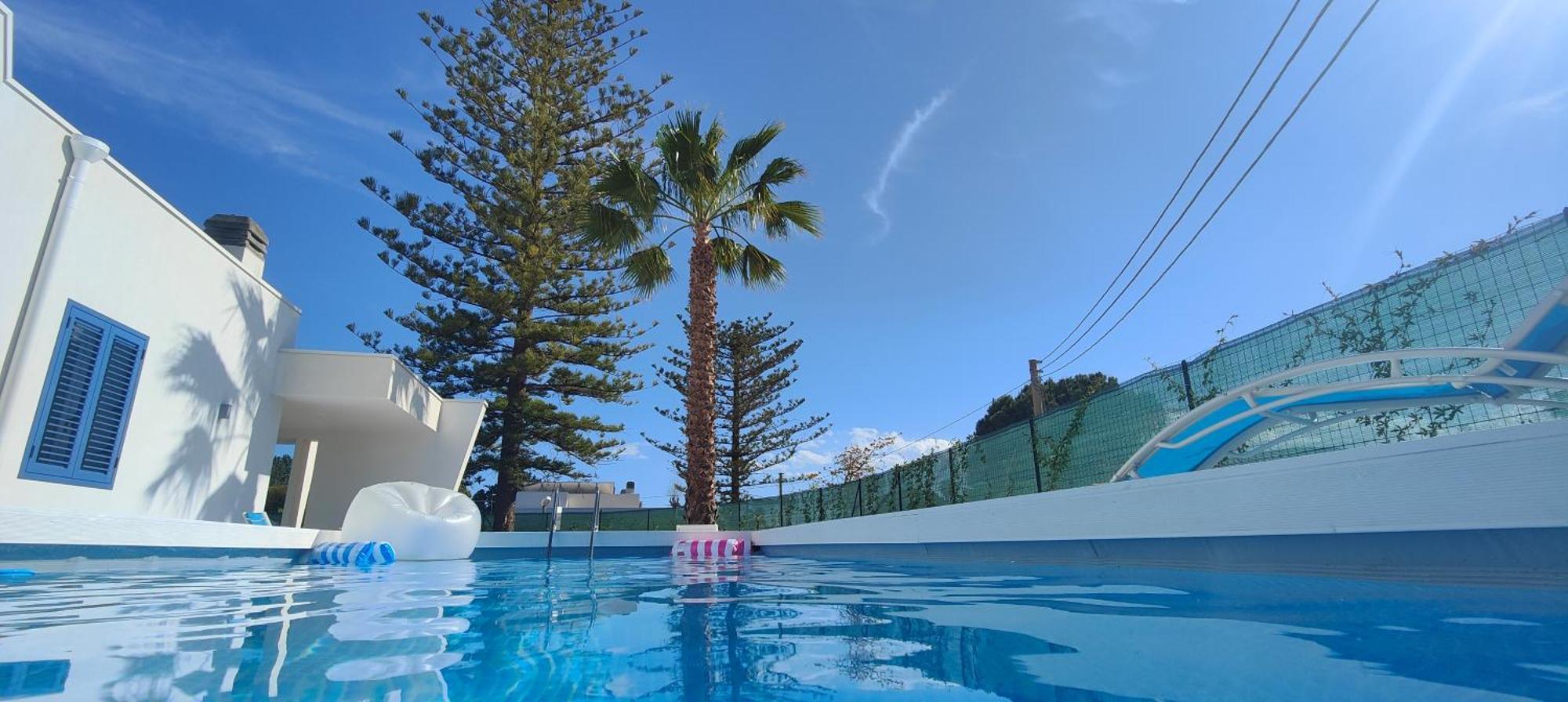 Pool Seaside Relais - Ville Ninfea, Marea, Rosa E Cassiopea ฟอนตาเน บีอานเก ภายนอก รูปภาพ