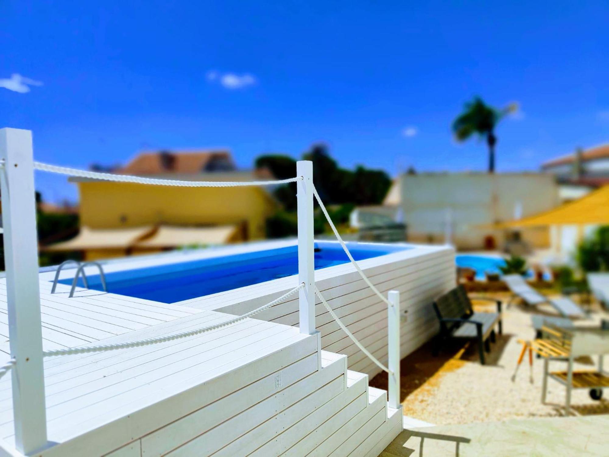 Pool Seaside Relais - Ville Ninfea, Marea, Rosa E Cassiopea ฟอนตาเน บีอานเก ภายนอก รูปภาพ