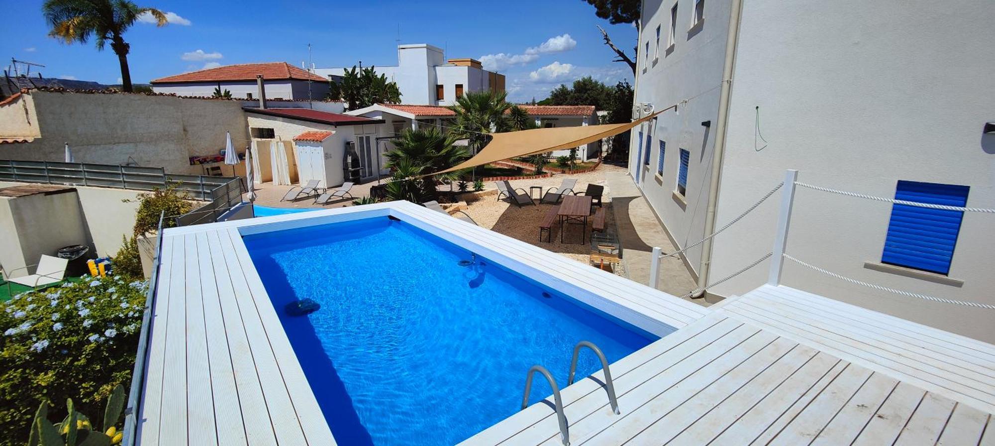 Pool Seaside Relais - Ville Ninfea, Marea, Rosa E Cassiopea ฟอนตาเน บีอานเก ภายนอก รูปภาพ