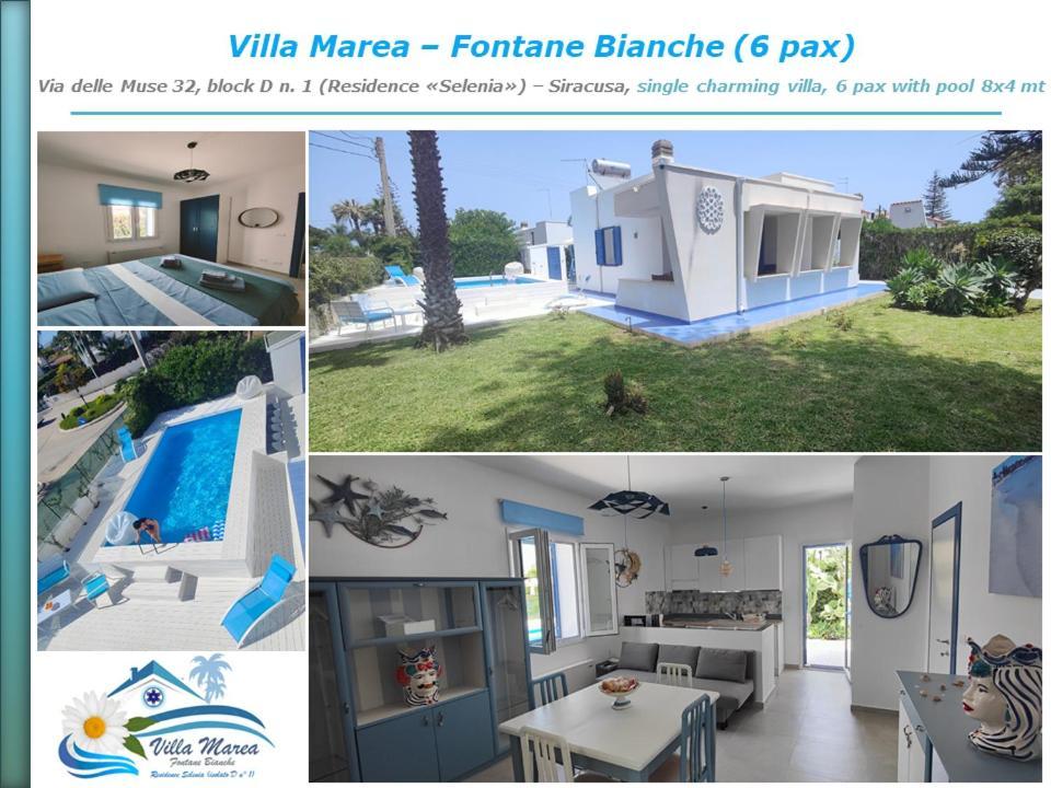 Pool Seaside Relais - Ville Ninfea, Marea, Rosa E Cassiopea ฟอนตาเน บีอานเก ภายนอก รูปภาพ