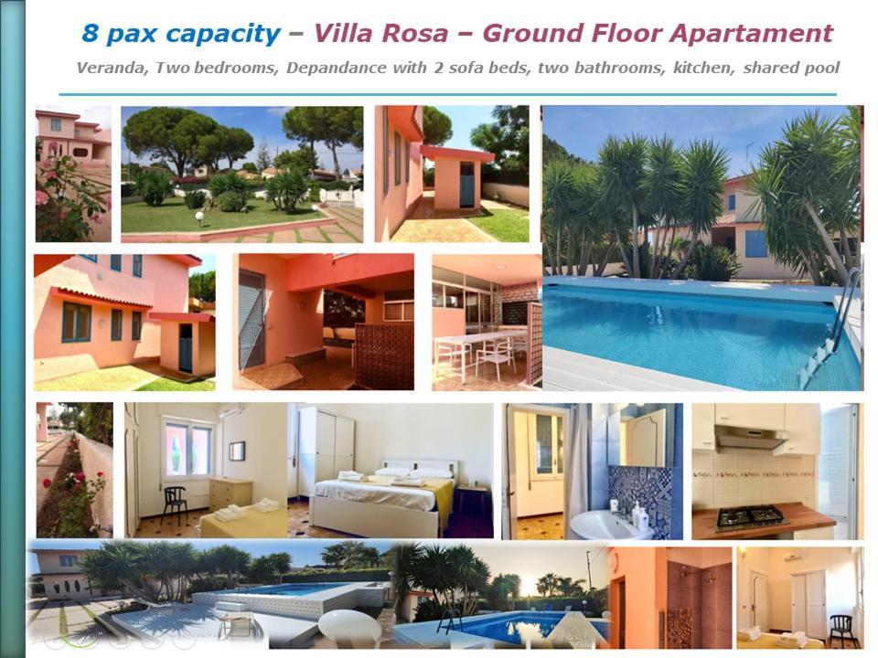Pool Seaside Relais - Ville Ninfea, Marea, Rosa E Cassiopea ฟอนตาเน บีอานเก ภายนอก รูปภาพ