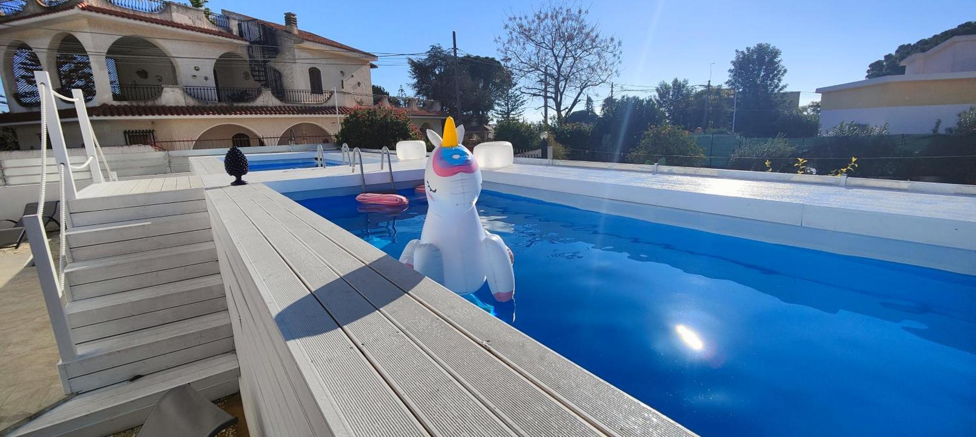 Pool Seaside Relais - Ville Ninfea, Marea, Rosa E Cassiopea ฟอนตาเน บีอานเก ภายนอก รูปภาพ