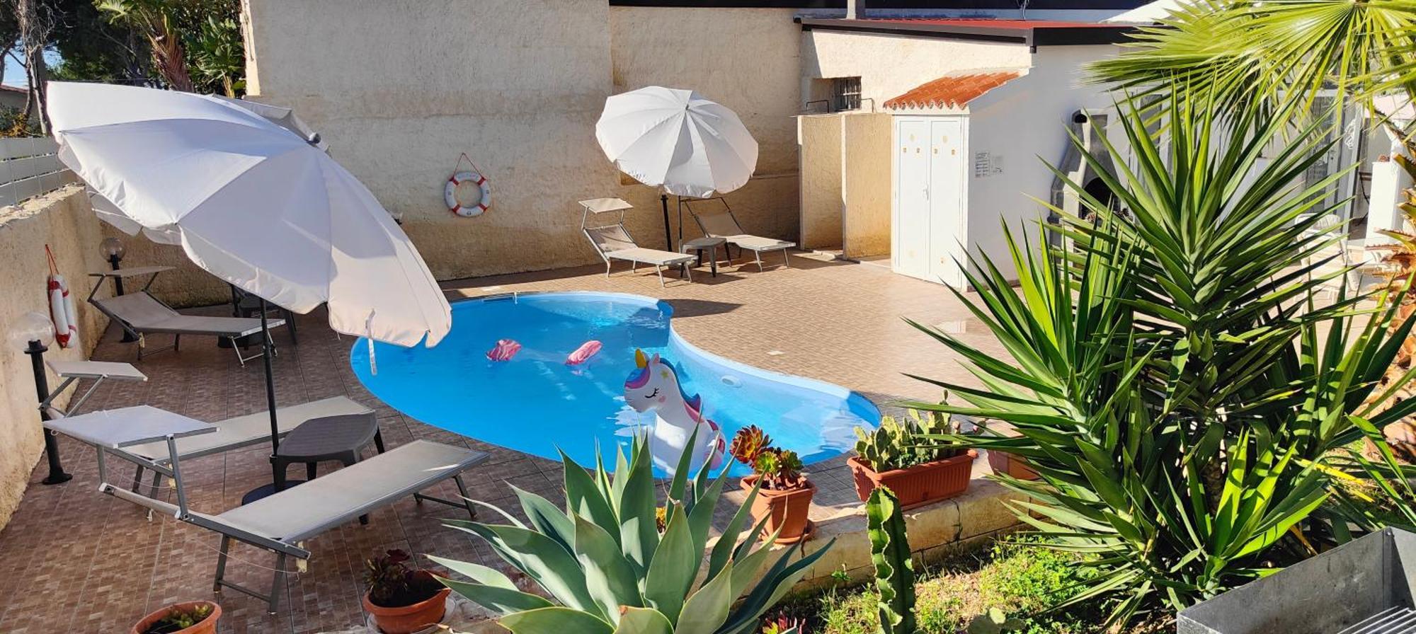 Pool Seaside Relais - Ville Ninfea, Marea, Rosa E Cassiopea ฟอนตาเน บีอานเก ภายนอก รูปภาพ