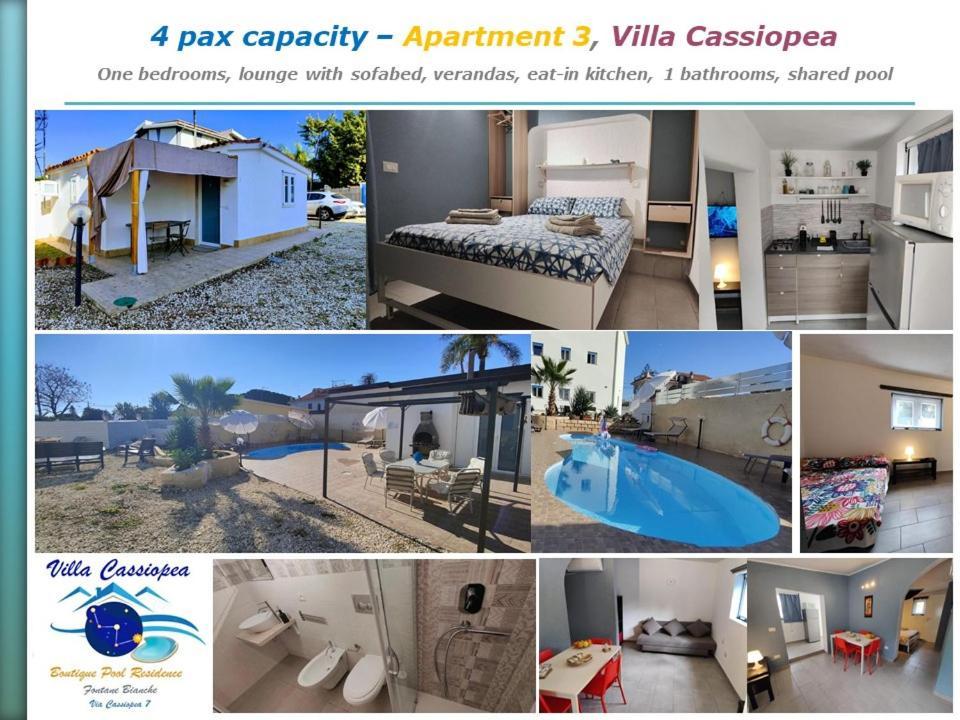 Pool Seaside Relais - Ville Ninfea, Marea, Rosa E Cassiopea ฟอนตาเน บีอานเก ภายนอก รูปภาพ
